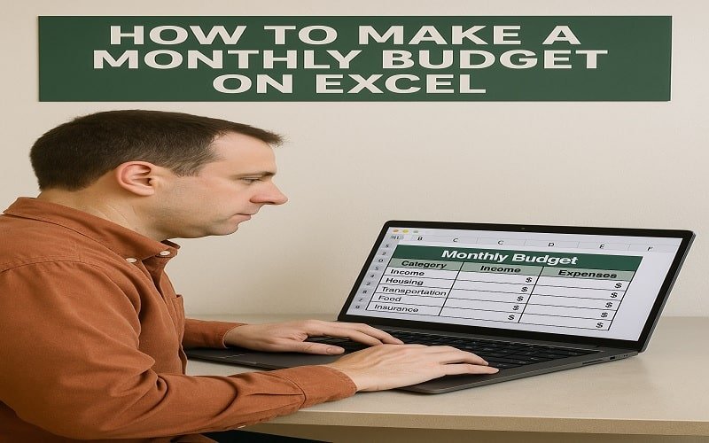 How to Make a Monthly Budget on Excel