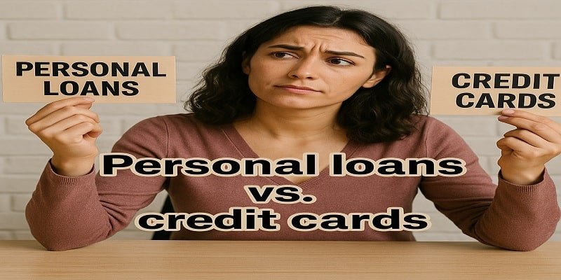 Personal loans vs credit cards